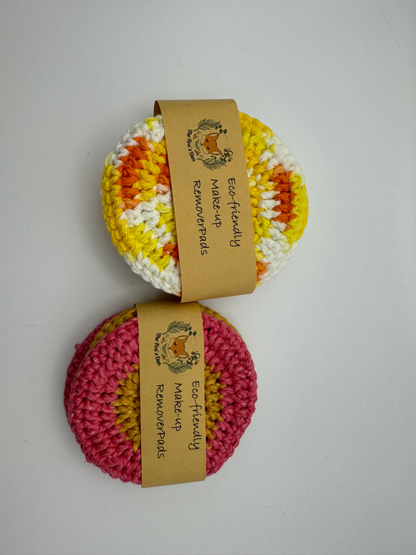 Citrus Crocheted Face Rounds