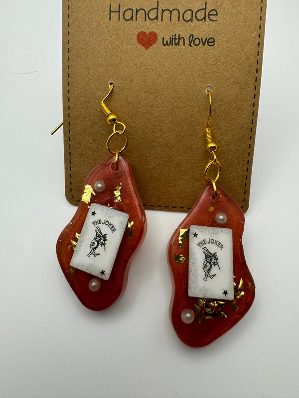 Playing Card Earrings