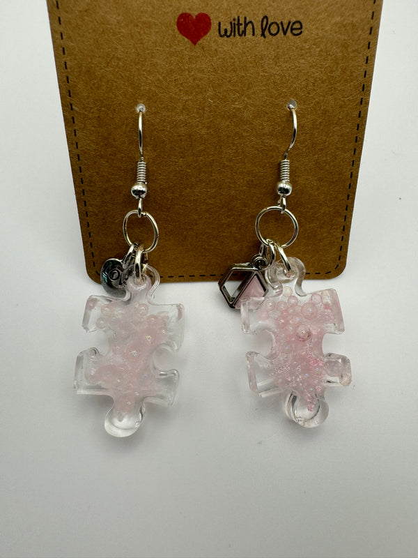 Puzzle Piece Earrings