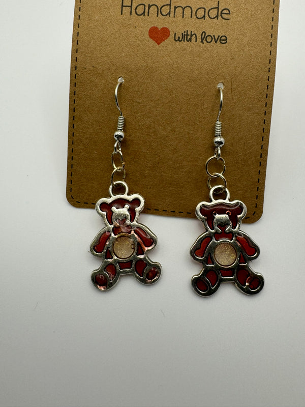 Teddy Bear Earrings