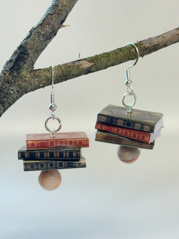 Book Earrings