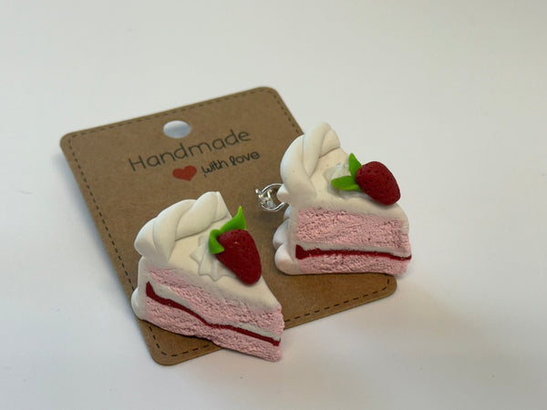 Strawberry Cake Earrings